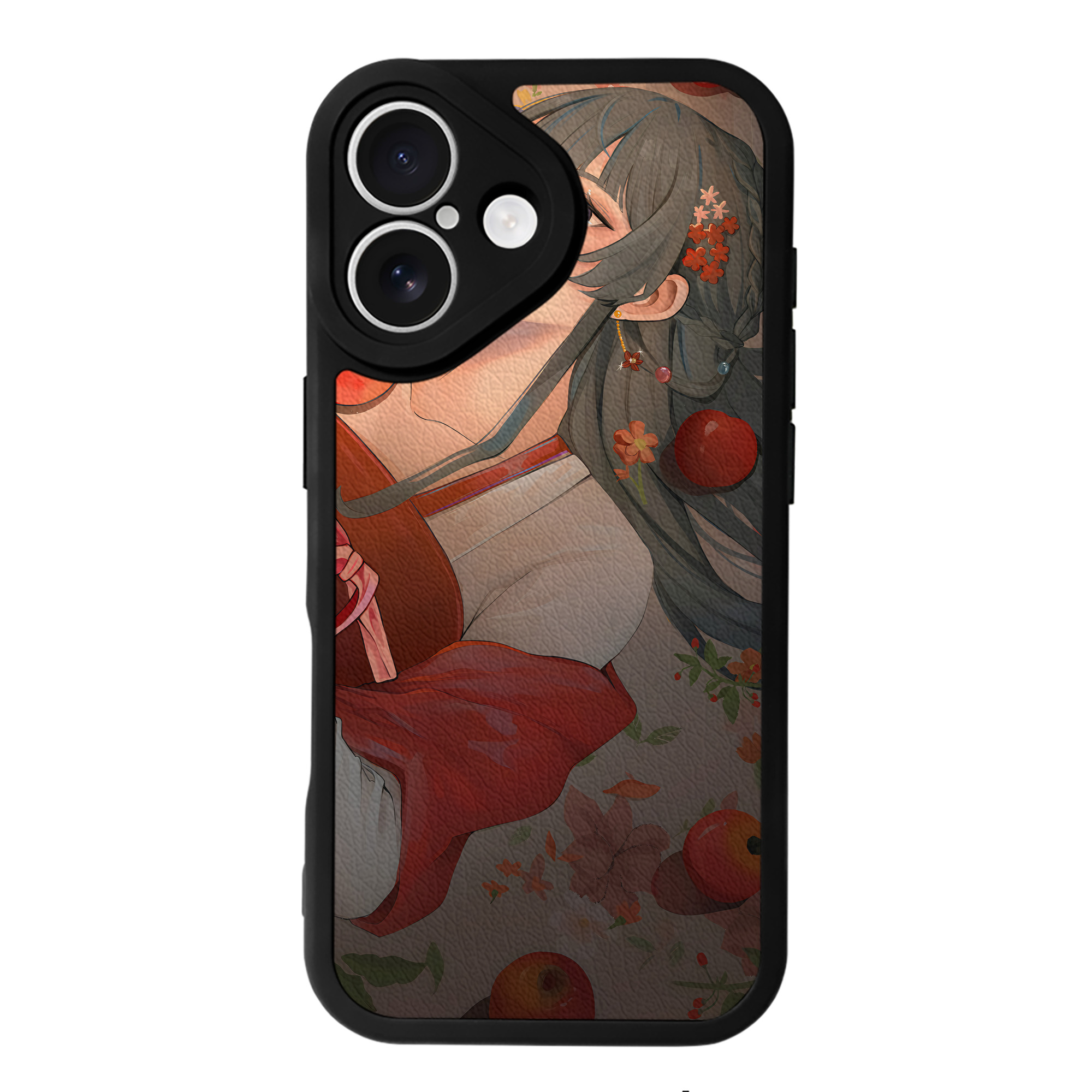 （画像用） 薬屋のひとりごと The Apothecary Diaries 【iPhone 16シリーズ対応】シリコンスマホケース（レザー調） 材質：シリコン